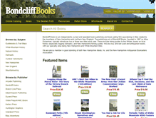Tablet Screenshot of bondcliffbooks.com